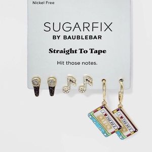 SUGARFIX by BaubleBar - Musical Earring Set  3/$15